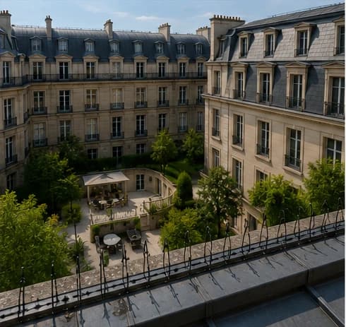 Protection discrète contre les pigeons sur bâtiment professionnel