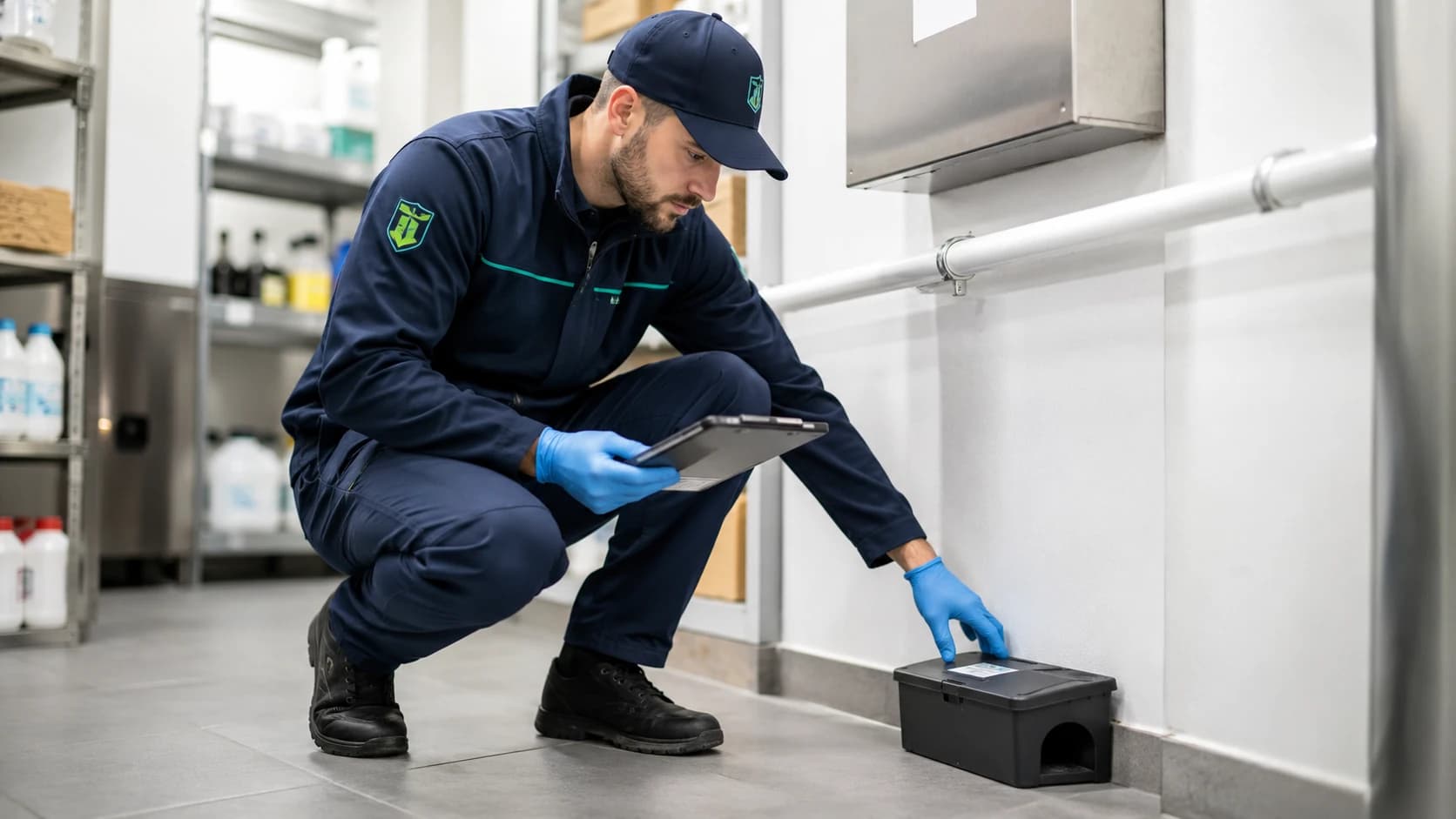 Dispositif de monitoring pour la gestion technique des rongeurs en cuisine professionnelle